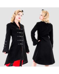 H&r London Reincarnation Coat Black