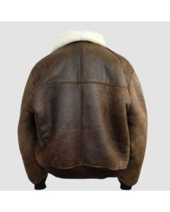 B3 Leather Bomber Pilot Aviator Jacket
