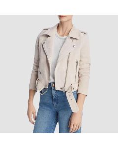 Blankly Suede Moto Jacket