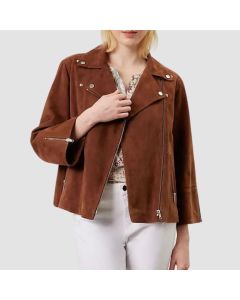 Gerard Darrel Maud Suede Jacket Caramel