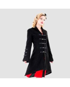 H&r London Reincarnation Coat Black
