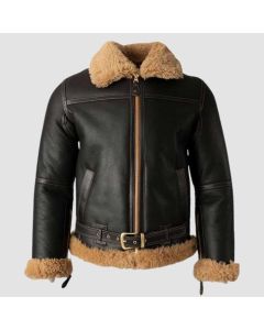B3 Bomber Battle Shearling Jacket