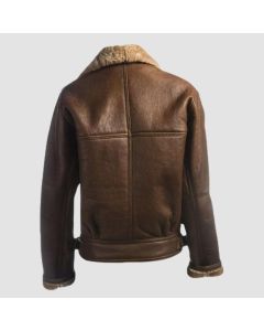 Brown B3 Shearling Leather Jacket