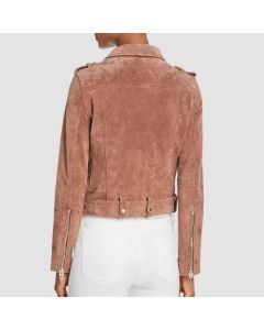 Suede Moto Jacket