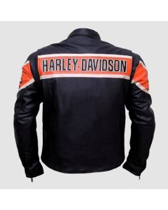 Victoria Lane Style Harley Davidson Biker Leather Jacker - JACKET TAILOR