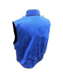 Blue Waistcoat Military Silver Button | Jacket Tailor