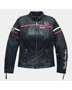 Women Miss Enthusiast H-D Triple Vent System Leather Jacket