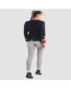 Dark Blue Wool Military Jacket Women Commander Officer -Jacket Tailor