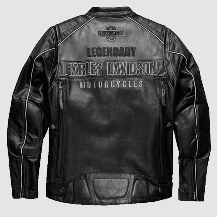 Icon Motorcycle Jacket For Mens With Leather Material By Harley