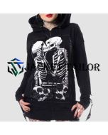 Heartless Karin Zip Hoodie Black