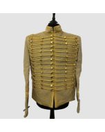 Elegant Napoleonic Hussar Military Uniform Style Jacket - Jacket Tailor
