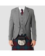 Grey Argyll Jacket And Vest - Jacket Tailor