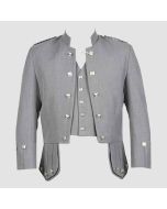 PRINCE CHARLIE GREY JACKET WITH WAISTCOAT - Jacket Tailor