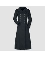 Duna Army Coat Black by Gothicana by Emp
