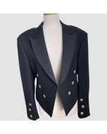 Men's Black Scottish Pure Wool Prince Charles Dress Jacket - Jacket Tailor