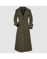 Desdemona Coats Dark Green by Gothic 
