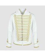 White Military Jackets White Gold - Jacket Tailor