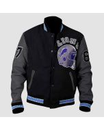 Axel Foley Detroit Lions Varsity Jacket- Jacket Tailor
