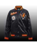 Baltimore Orioles Big Boys Retro Rib Satin Varsity Jacket- Jacket Tailor