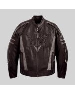 Brown Harley Davidson Man’s Leather Jacket 
