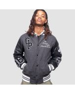 Classic Varsity Jacket with "GP" Patches - School Style - Jacket Tailor
