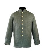 Cs Infantry Piping Collar Cuff Sack Coat - Jacket Tailor