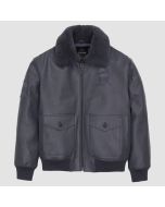ghost-gray-bomber-flight-jacket-vintage-leather-aviator-style-jacket-tailor