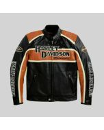 Harley Davidson classic Style Motorbike Leather Jacket