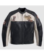 Harley Davison Men’s Classic Perforated Leather Jacket 