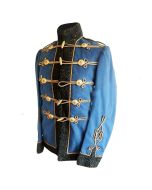  Uniform Jackets Royal Blue Hussars Dolman Officers Tunic - Jacket Tailor
