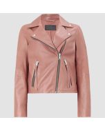 Women’s Genuine Leather Biker Jacket