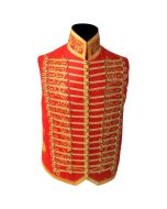 Light Senior Cavalry Officer Waistcoat With Silver Braid For Some Regiment