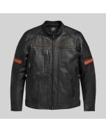 Men's Vanocker Triple Vent System Leather Jacket