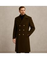 Military Overcoat in Wool- Jacket Tailor