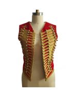 New Ceremonial Military Army Red &Gold - Front