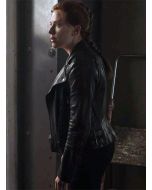 Scarlett Johansson Black Widow Leather Jacket