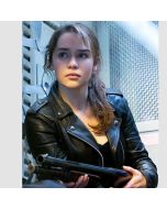 Sarah Connor Terminator Genisys Leather Jacket