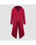 NEW Yan Dream Men's Gothic Medieval Tailcoat Jacket Steampunk