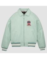 Men's Avirex Seafoam Bomber American Flight Jacket