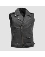 Rockin - Men's Motorcycle Leather Vest