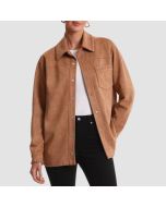 Bagatelle Faux Suede Shacket