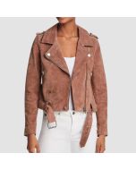 Suede Moto Jacket