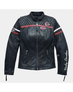 Women Miss Enthusiast H-D Triple Vent System Leather Jacket