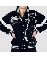 Varsity Varsity Jacket Black White by Heartless