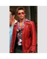 Brad Pitt Fight Club Leather Jacket